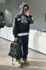 Bottega Desires Eternal Desires Hoodie Black - Image 2