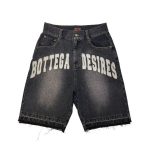 Bottega Desires Denim Shorts Black