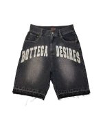 Bottega Desires Denim Shorts Black