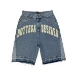 Bottega Desires Denim Shorts Blue
