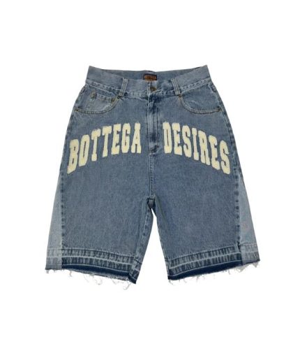 Bottega Desires Denim Shorts Blue