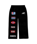 Bottega Desires Grey Patches Zip Tracksuit Black - Image 3