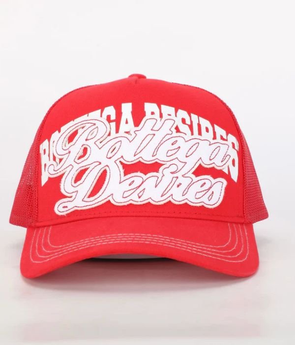 Bottega Desires Truckers Hat Sexy Red Bottega Desires Truckers Hat Sexy Red